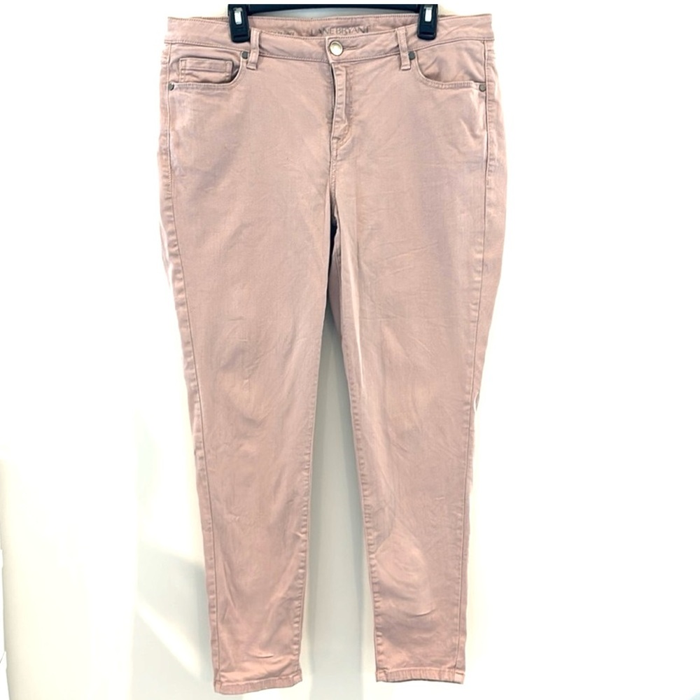 🌸LANE BRYANT Size 16 Rose Dust Mid-Rise Super Stretchy Skinny Super Cute & Comfy